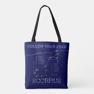 Zodiac Constellation Scorpius Tasche