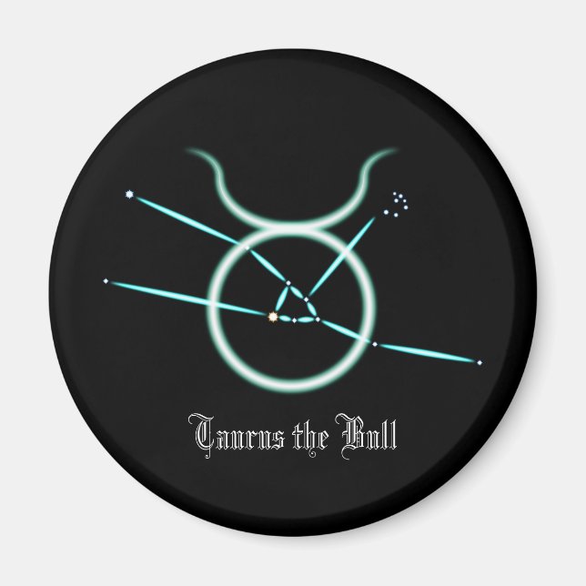Zodiac Constellation Taurus Magnet (Vorne)