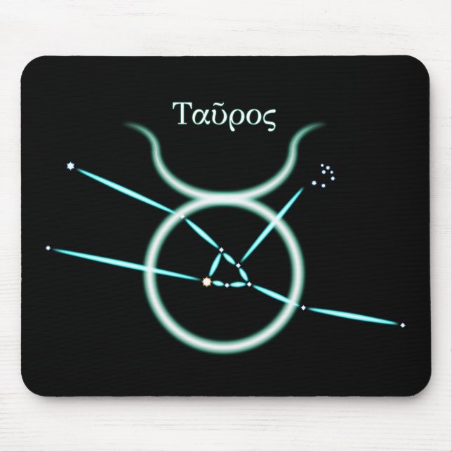 Zodiac Constellation Taurus Mouse Pad Mousepad (Vorne)