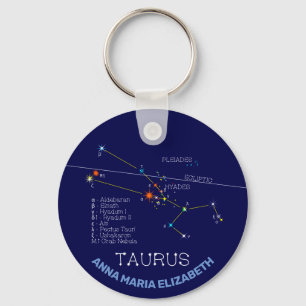 Zodiac Constellation Taurus Schlüsselanhänger