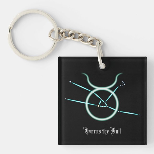 Zodiac Constellation Taurus Schlüsselanhänger (Vorderseite)