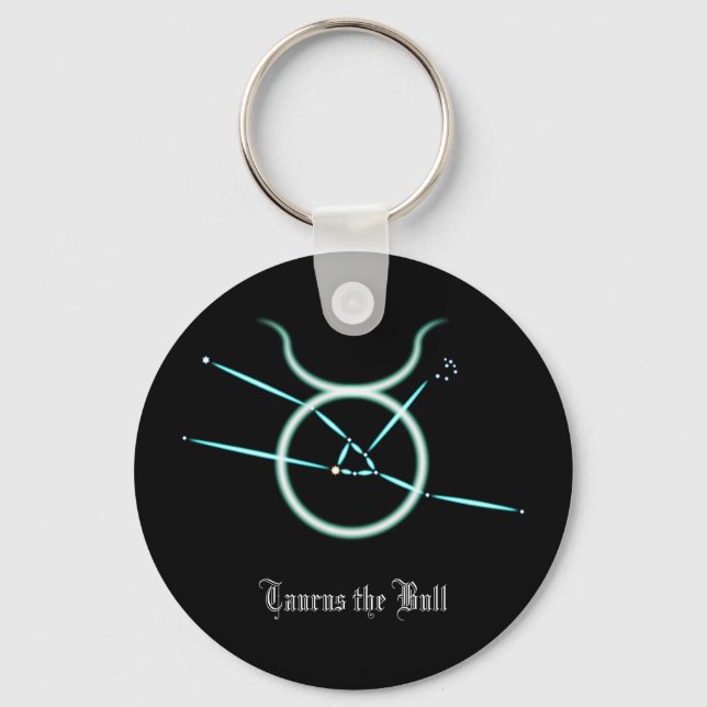 Zodiac Constellation Taurus Schlüsselanhänger (Vorderseite)