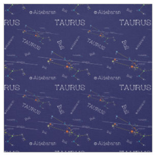 Zodiac Constellation Taurus Stoff