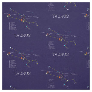 Zodiac Constellation Taurus Stoff