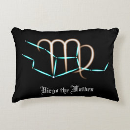 Zodiac Constellation Virgo Accent Pillow Dekokissen
