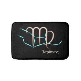 Zodiac Constellation Virgo Bath Mat Badematte