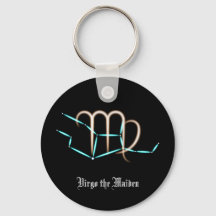 Zodiac Constellation Virgo Schlüsselanhänger