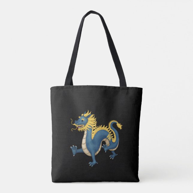 Zodiac Dragon Astrologie-Zeichen Tasche (Rückseite)