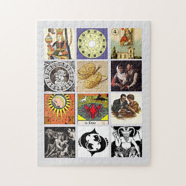 Zodiac Fortune Teller Tarot Card Kunstsammlungen (Vertikal)
