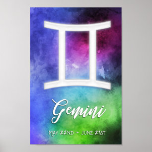 Zodiac: Gemini Daten Poster