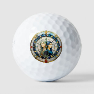 Zodiac - Gemini Die Zwillinge Golfball
