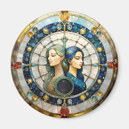 Zodiac - Gemini Die Zwillinge Magnet