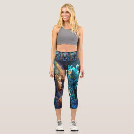Zodiac Gemini - Hübsche Capris-Leggings Capri Leggings