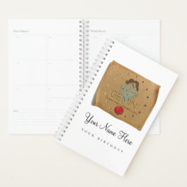 Zodiac - Gemini - Personalized Day Planner Planer