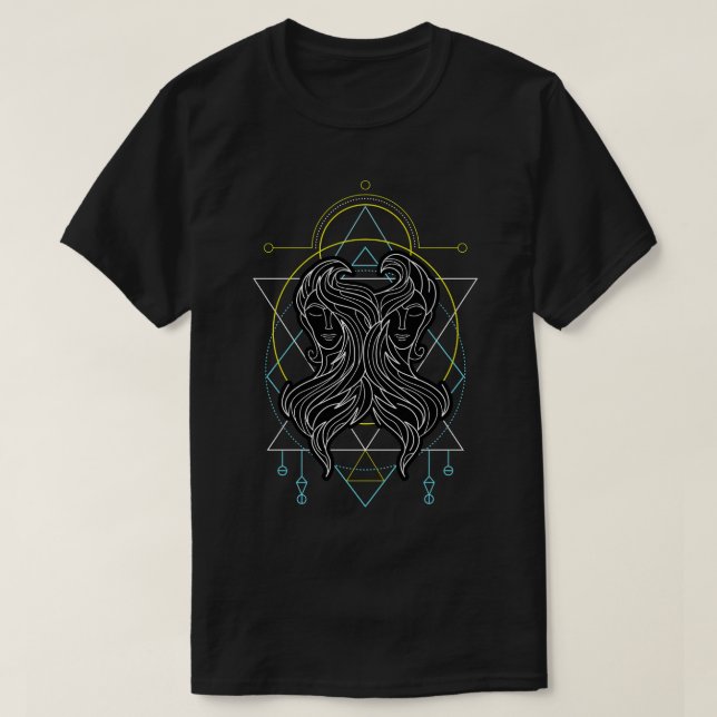 Zodiac Gemini T-Shirt (Design vorne)