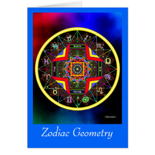 Zodiac Geometry Card