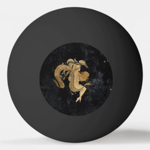 Zodiac Goddess   Cosmic Gold Aquarius Astrologie Tischtennisball