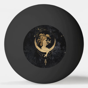 Zodiac Goddess Cosmic Gold Cancer Astrologie Tischtennisball