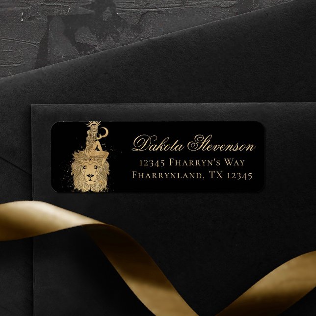 Zodiac Goddess | Cosmic Gold Leo Astrologie (Von Creator hochgeladen)