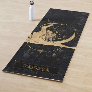 Zodiac Goddess Cosmic Gold Sagittarius Astrologi Yogamatte