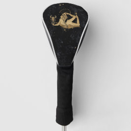 Zodiac Goddess | Cosmic Gold Scorpio Astrologie Golf Headcover