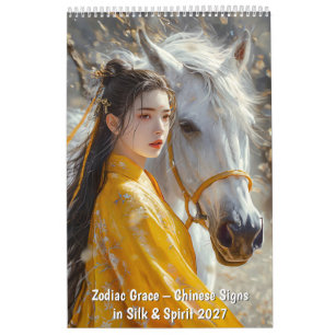 Zodiac Grace – Chinesische Zeichen in Seide und Ge Kalender