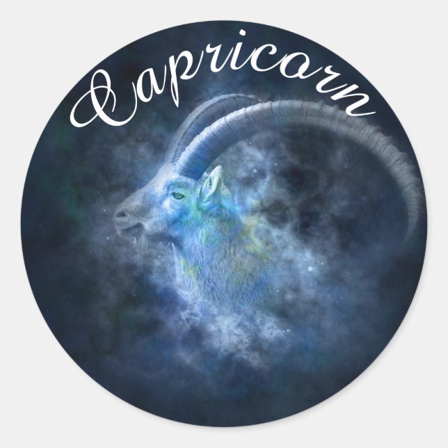 Zodiac Horoskop Astrologie Schildkrötensticker Runder Aufkleber (Vorderseite)