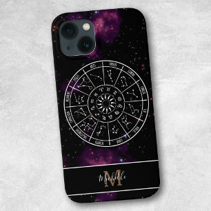 Zodiac iPhone Case Astrologie-Symbole und Monogr