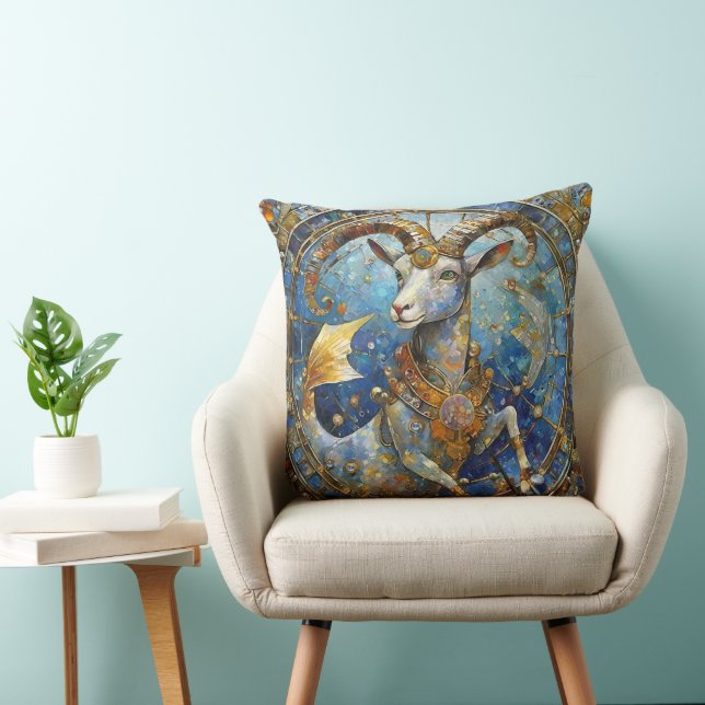Zodiac - Korn der Meerziege Kissen (Stuhl )