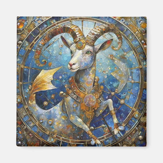 Zodiac - Korn der Meerziege Magnet (Vorne)