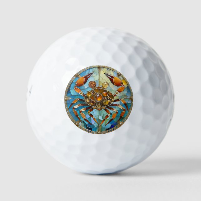 Zodiac - Krebs Die Krebserkrankung Golfball (Vorderseite)