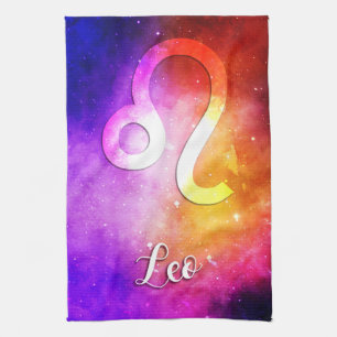Zodiac : Leo Candy Space Geschirrtuch