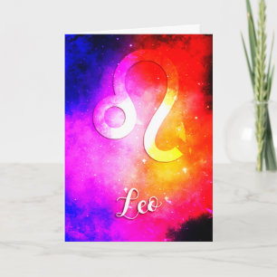 Zodiac : Leo Candy Space Karte