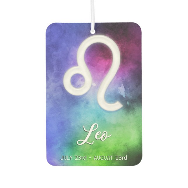 Zodiac: Leo Dates Autolufterfrischer (Vorderseite)