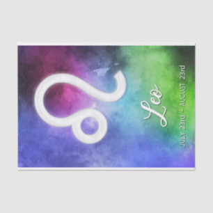 Zodiac: Leo Dates Seidenpapier