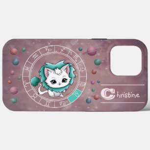 Zodiac Leo Niedlich Cat Wheel Planet Astrologie Case-Mate iPhone Hülle