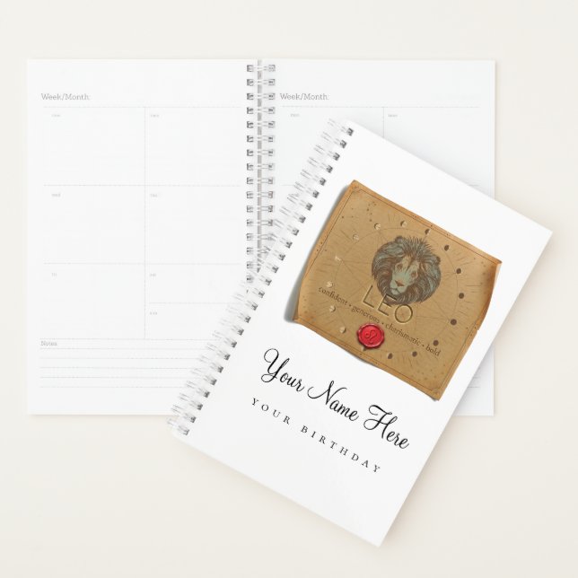 Zodiac - Leo - Personalized Day Planner Planer (Anzeige)
