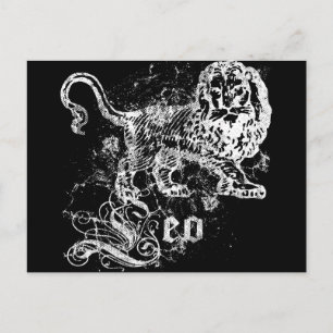 Zodiac Leo Postkarte