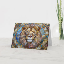 Zodiac - Leo the Lion Karte