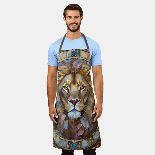 Zodiac - Leo the Lion Schürze (Getragen)