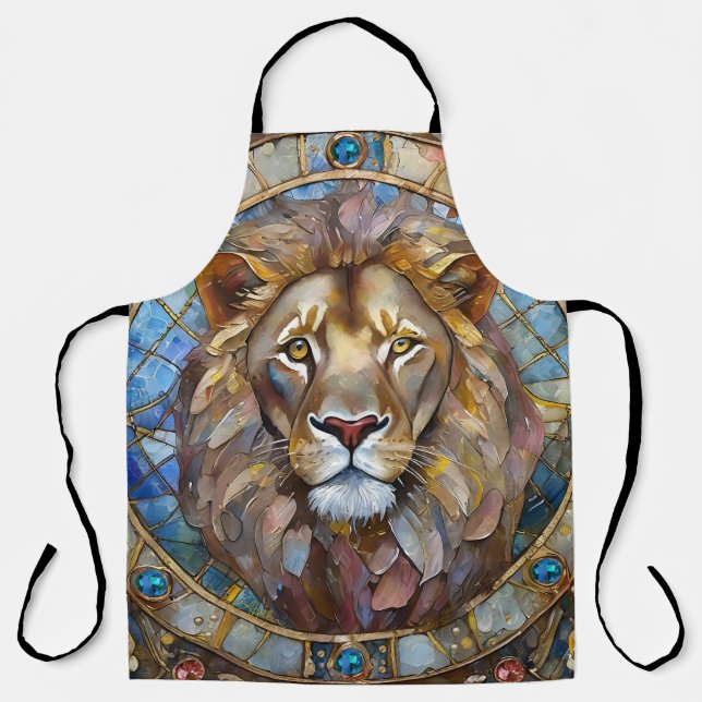 Zodiac - Leo the Lion Schürze (Vorderseite)