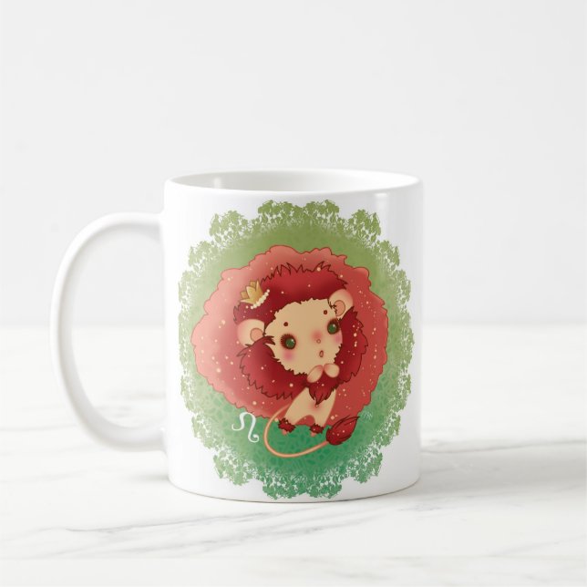 Zodiac-Löwe Kaffeetasse (Links)