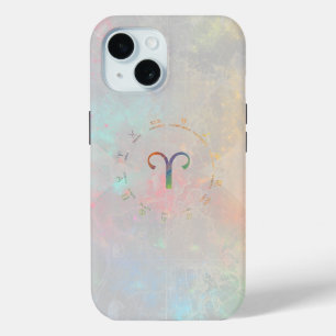 Zodiac Map Aries-White Design Case-Mate iPhone Hülle