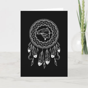 Zodiac Native American Lachs Karte