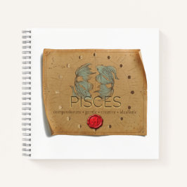 Zodiac - Pisces - Journal Notizbuch