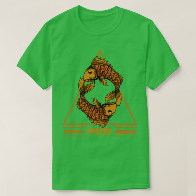 Zodiac Pisces T-Shirt (Design vorne)