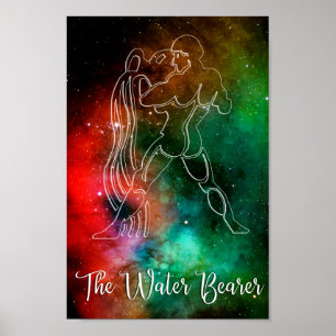 Zodiac : Poster d'Aquarius 'The Water Bearer'