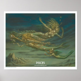 Zodiac Poster - Fische