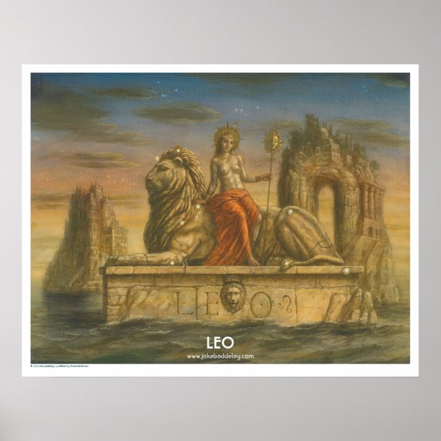 Zodiac Poster - Leo (Vorne)