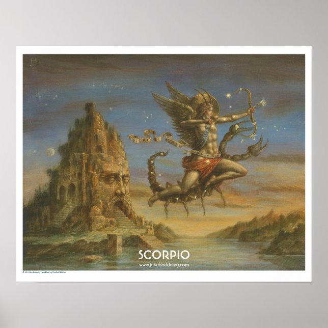 Zodiac Poster - Scorpio (Vorne)